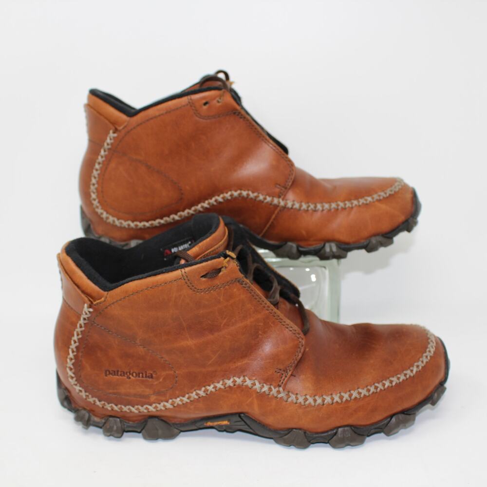 Patagonia Ranger Smith Boot Men 10 EU 43 Peanut Leather Vibram Hiker Chukka